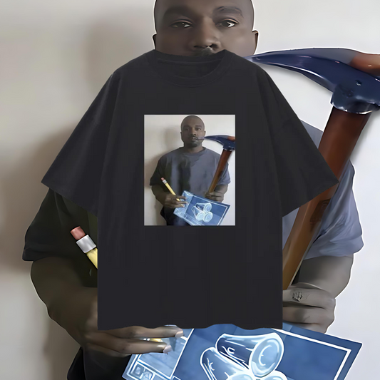 Vintage Like Kanye Fortnite Funny Meme Graphic Oversized T Shirt