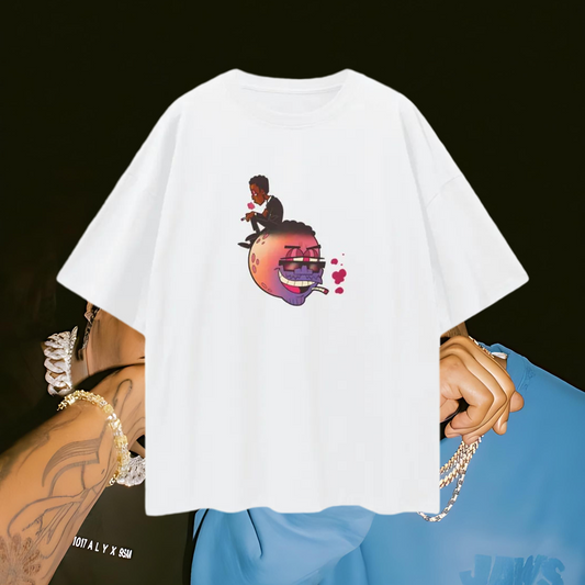 Vintage Like Kid Cudi Cartoon Graphic Oversized T Shirt
