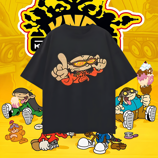 Vintage Like Kids Next Door Cartoon Graphic Oversized T Shirt