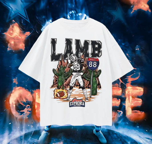 Ceedee Lamb 88 EU Like 90s Y2K Vintage Like Graphic Oversized T Shirt