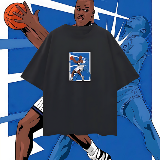 Shaquille O'neal  Orlando Magic Vintage Like Graphic Oversized T Shirt