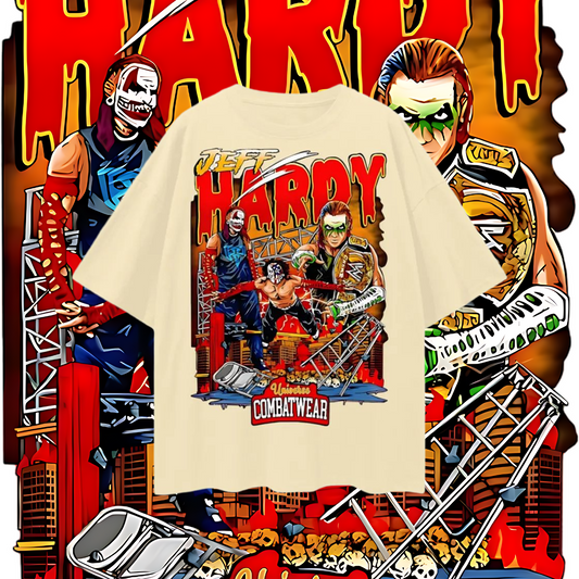 Jeff Hardy 90s Vintage Like Graphic Oversized T Shirt