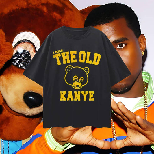 I Miss The Old Kanye West 90s Vintage Like Graphic Oversized T Shirt