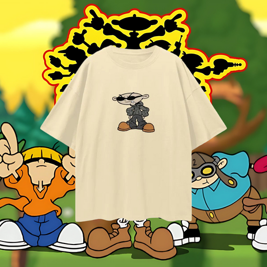 The Kids Next Door Cartoon 90s Y2K Vintage Like Graphic Oversized T Shirt