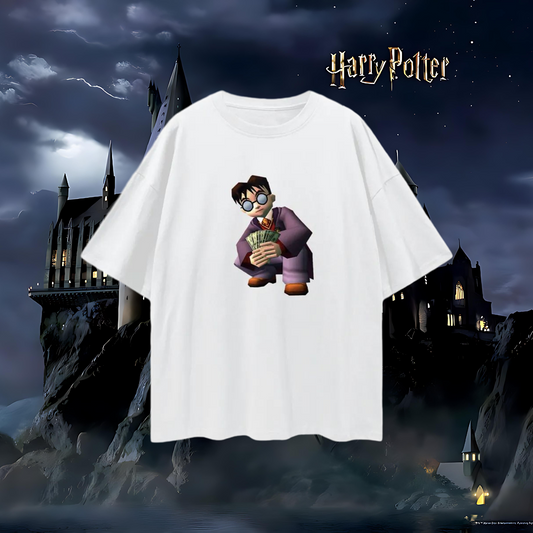 Harry Potter Money Spread 90s Vintage Like Graphic Oversized T Shirt