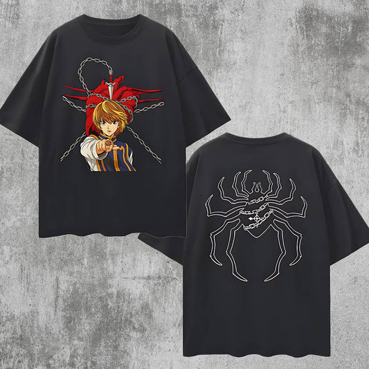 Vintage/Y2K Hunter x Hunter Kurapika's Chain Anime Graphic T Shirt