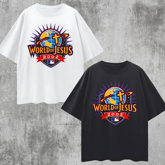 Vintage/Y2K Religious World Of Jesus World Series Graphic T Shirt