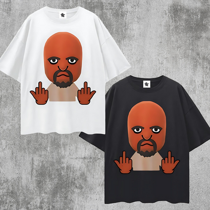 Vintage/Y2K Funny Wii Character Oversized T Shirt