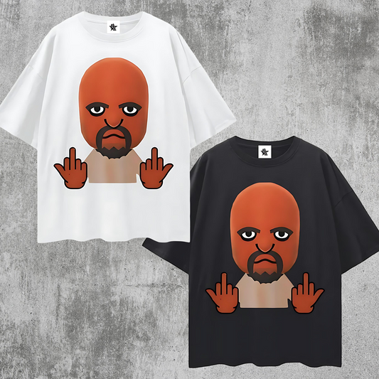Vintage/Y2K Funny Wii Character Oversized T Shirt