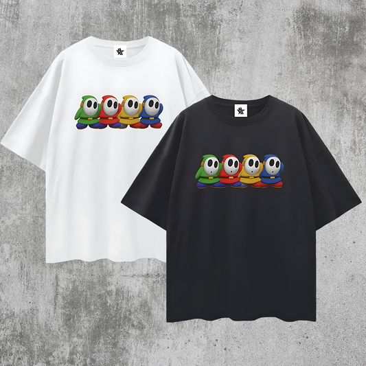 Vintage/Y2K Shy Guy Mario Character Oversized T Shirt