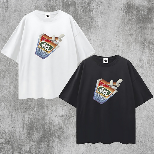 Vintage/Y2K Tic Tac Graphic Oversized T Shirt