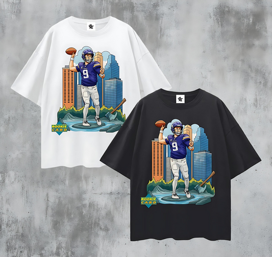 Vintage/Y2K JJ McCarthy Downtown Rookie Oversized T Shirt