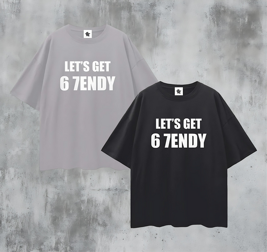 Vintage/Y2K Funny Lets Get 6 7endy Oversized T Shirt