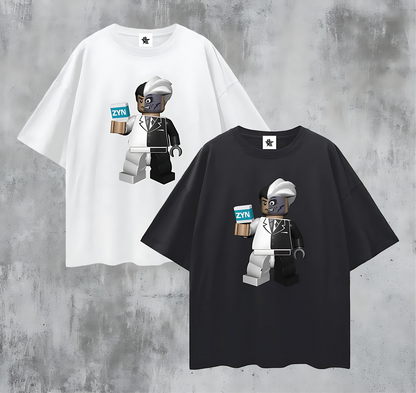 Vintage/Y2K Lego Batman Two-Face Zyn Can Funny Oversized T Shirt