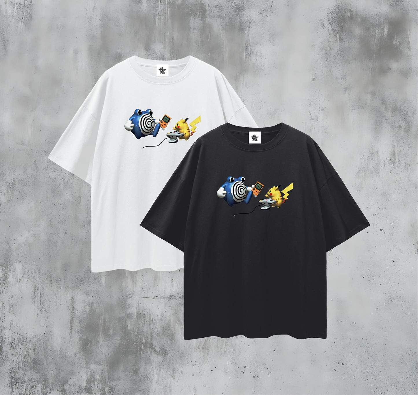 Vintage Y2K Cartoon Critter — Oversized Heavyweight Tee