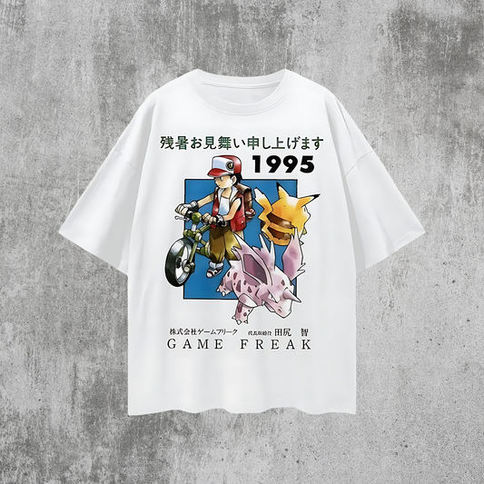 Vintage Like 1995 Pokemon Oversized T Shirt