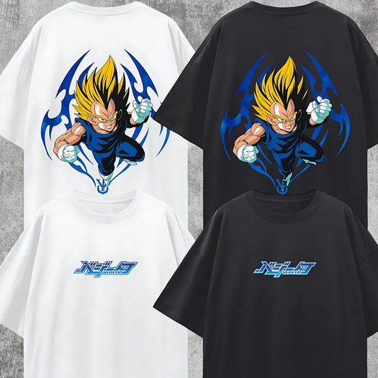 Vintage/Y2K Dragon Ball Z Vegeta Anime Oversized T Shirt