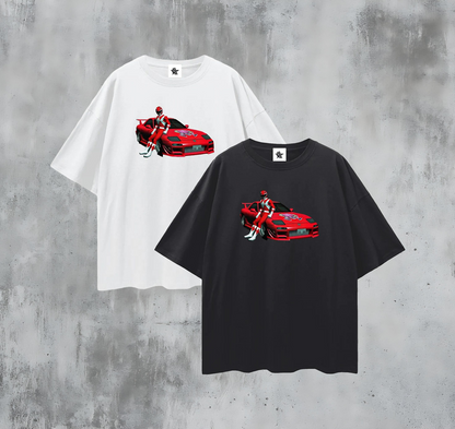 Vintage/Y2K Car Retro Gaming Graphic T Shirt