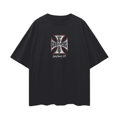 Vintage Like Jesse Who West Coast Choppers Long Beach Oversized T Shirt