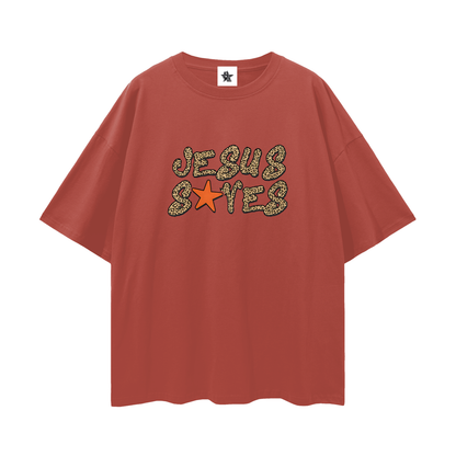 Vintage/Y2K Religious Jesus Saves Oversized T Shirt