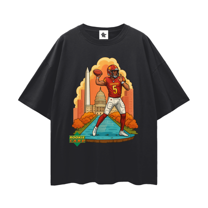 Vintage/Y2K Jayden Daniels Commanders Downtown Rookie Oversized T Shirt