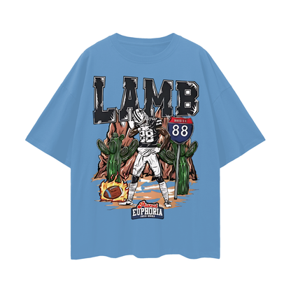 Ceedee Lamb 88 EU Like 90s Y2K Vintage Like Graphic Oversized T Shirt