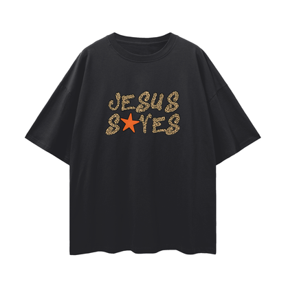 Vintage/Y2K Religious Jesus Saves Oversized T Shirt