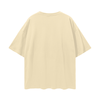 Religious I Pray Graphic Oversized T Shirt