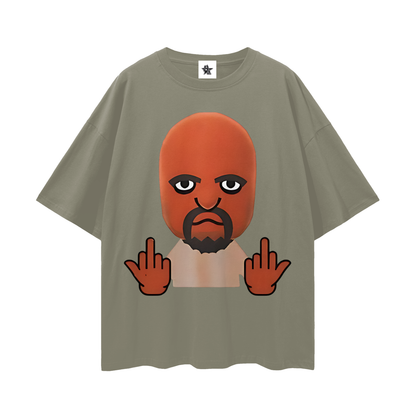 Vintage/Y2K Funny Wii Character Oversized T Shirt