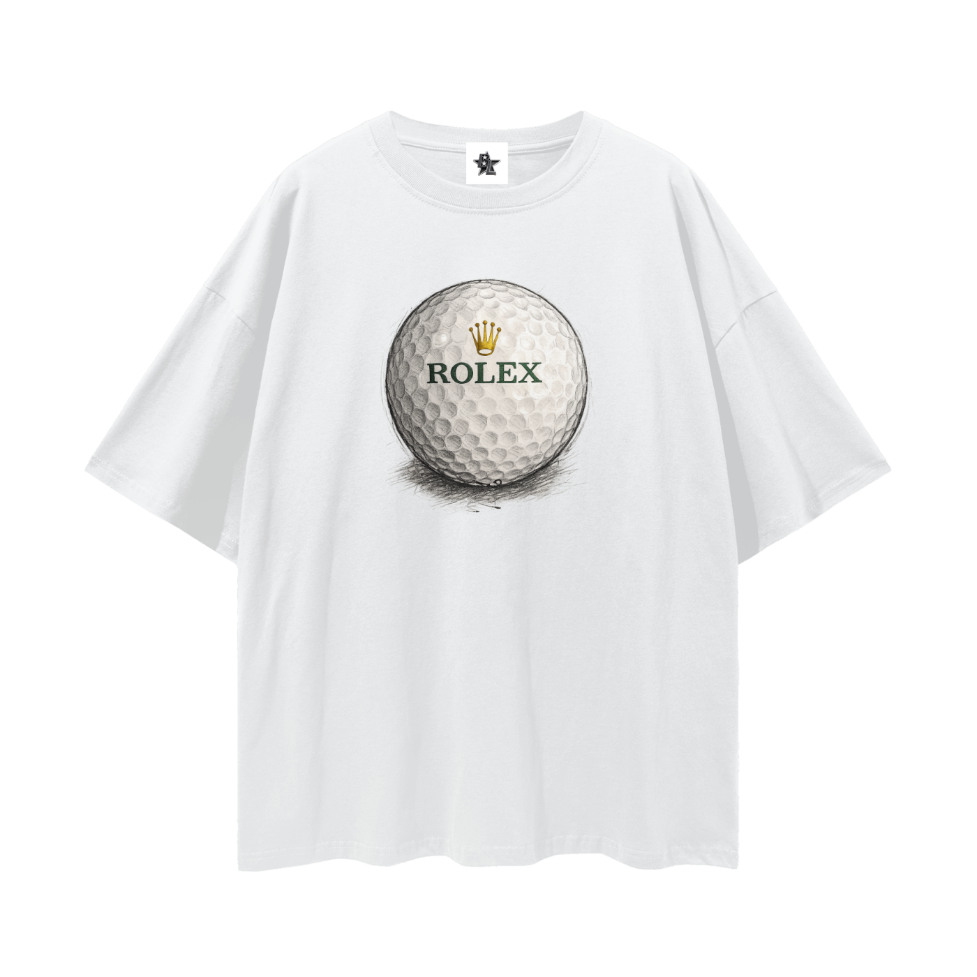 Vintage/Y2K Luxury Golf Ball Graphic T Shirt