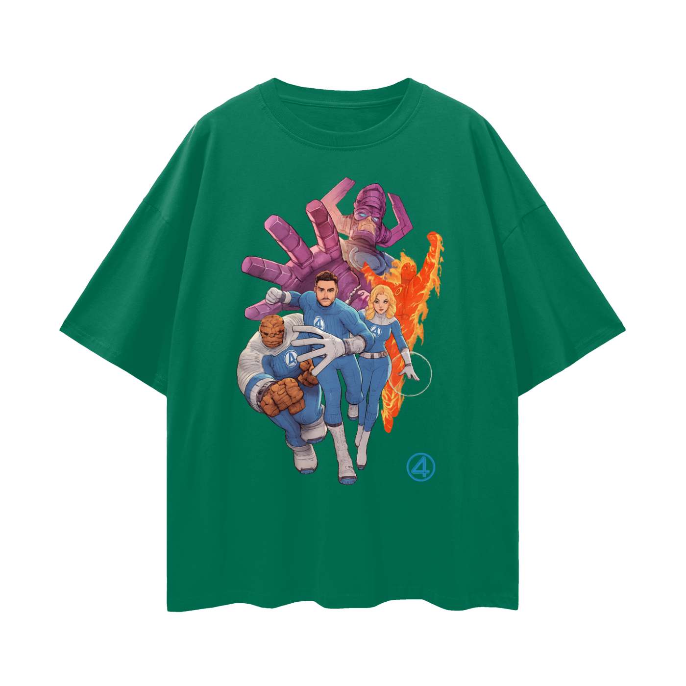 Vintage Like Galactus Fantastic 4 Graphic Oversized T Shirt