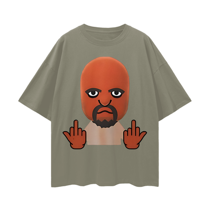 Vintage/Y2K Funny Wii Character Oversized T Shirt