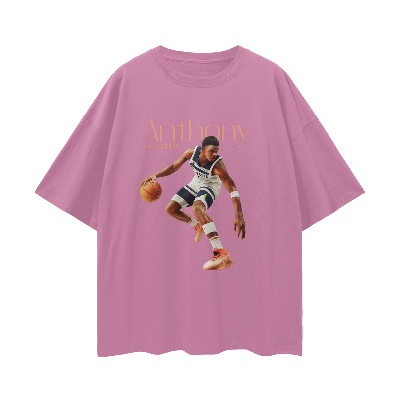 Anthony Edwards Minnesota Timberwolves Oversized T Shirt