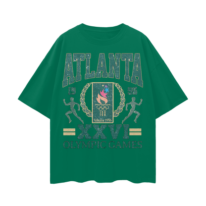 Vintage Like 1996 Atlanta Games Graphic Oversized T Shirt