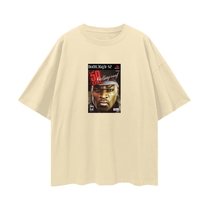 PlayStation 2 50 Cent Bullet Proof PS2 Video Game Disc Tee
