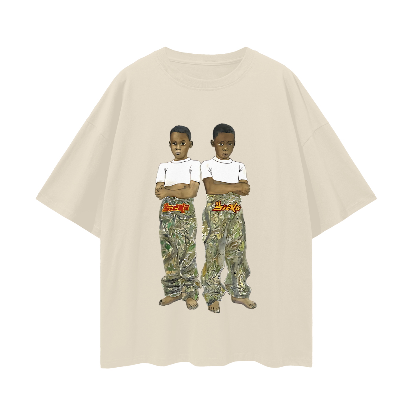 Vintage Like Sicko Oversized T Shirt