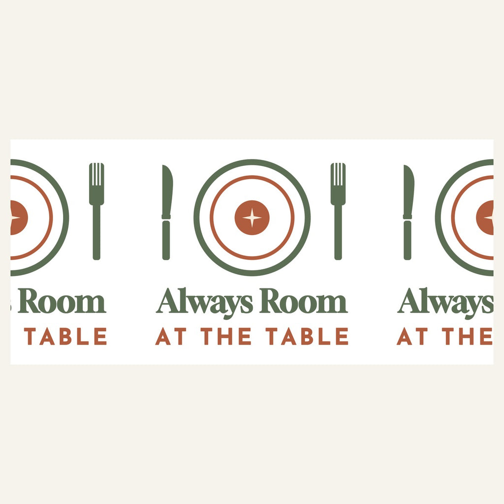 Always Room at the Table Mug - print file full wrap