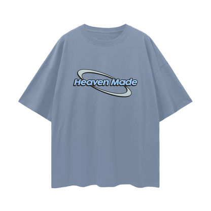 Religious Jesus Heaven Made Graphic Oversized T Shirt