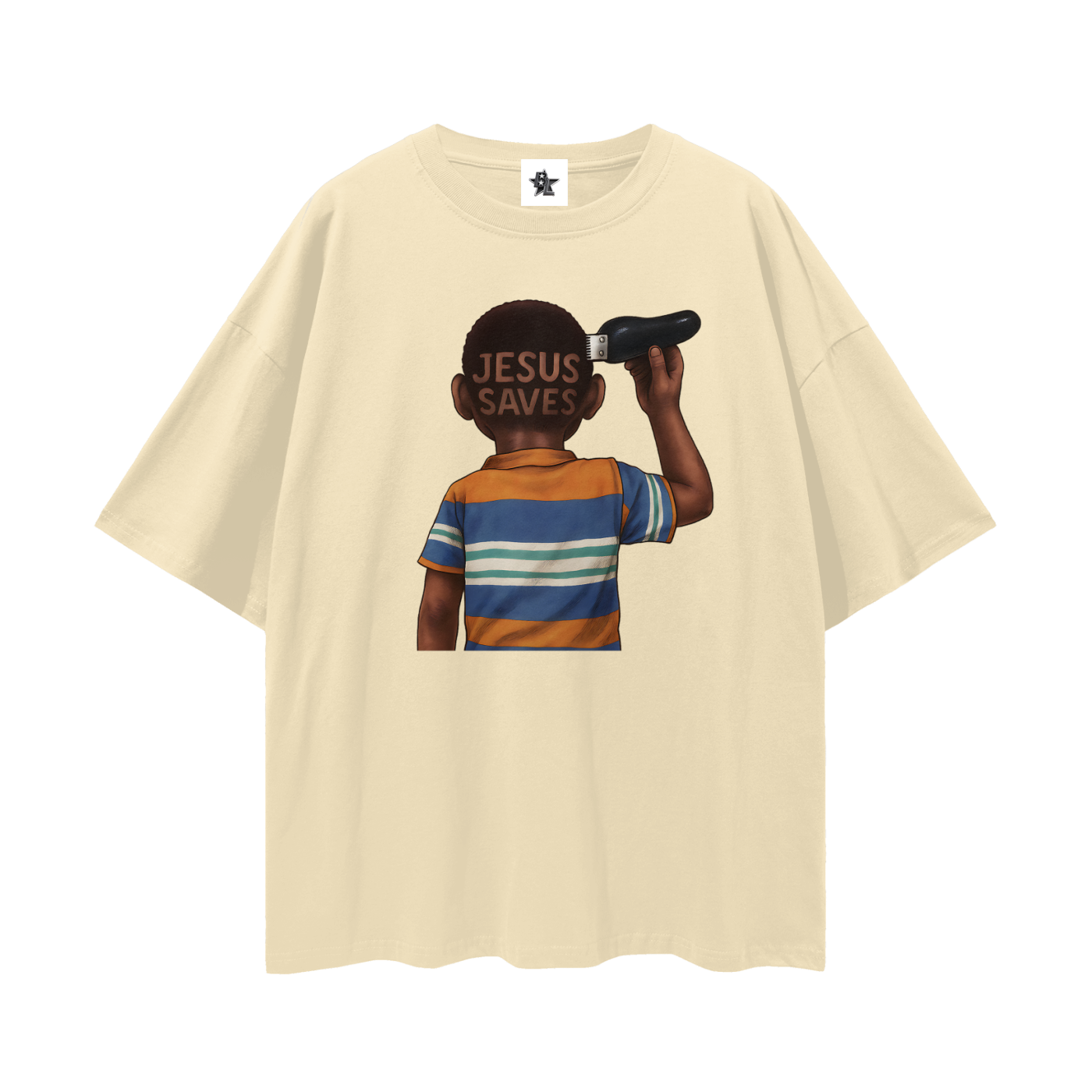 Vintage/Y2K Religious Jesus Saves Oversized T Shirt