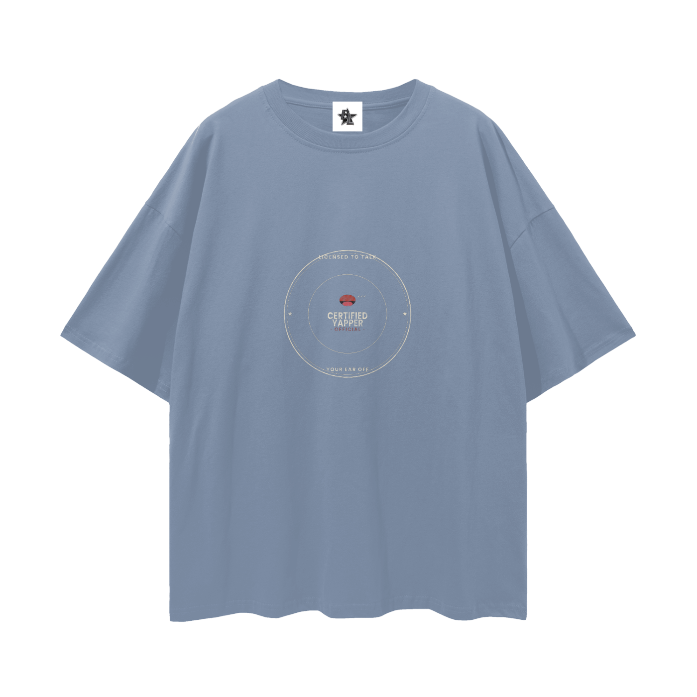 Certified Yapper Oversized T-Shirt | Funny Vintage Graphic