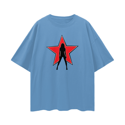 Vintage/Y2K Star Lady Oversized T Shirt