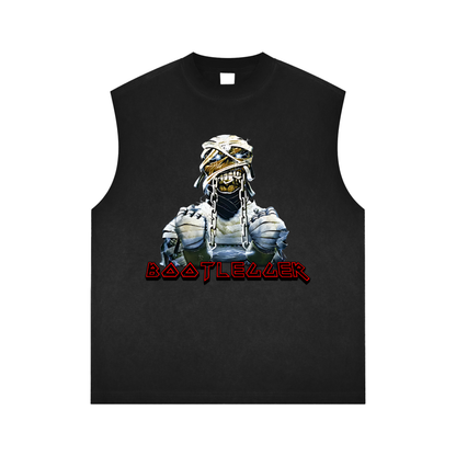 Vintage Faded Iron Maiden Cut Off