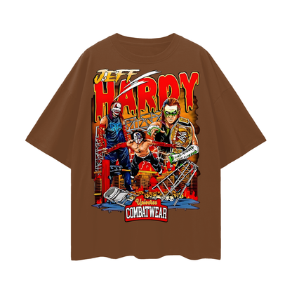 Jeff Hardy 90s Vintage Like Graphic Oversized T Shirt