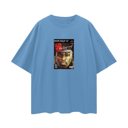 PlayStation 2 50 Cent Bullet Proof PS2 Video Game Disc Tee