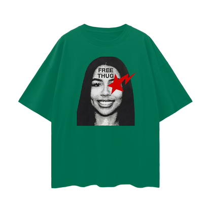 Vintage Like Free Thug Mariah Oversized T Shirt