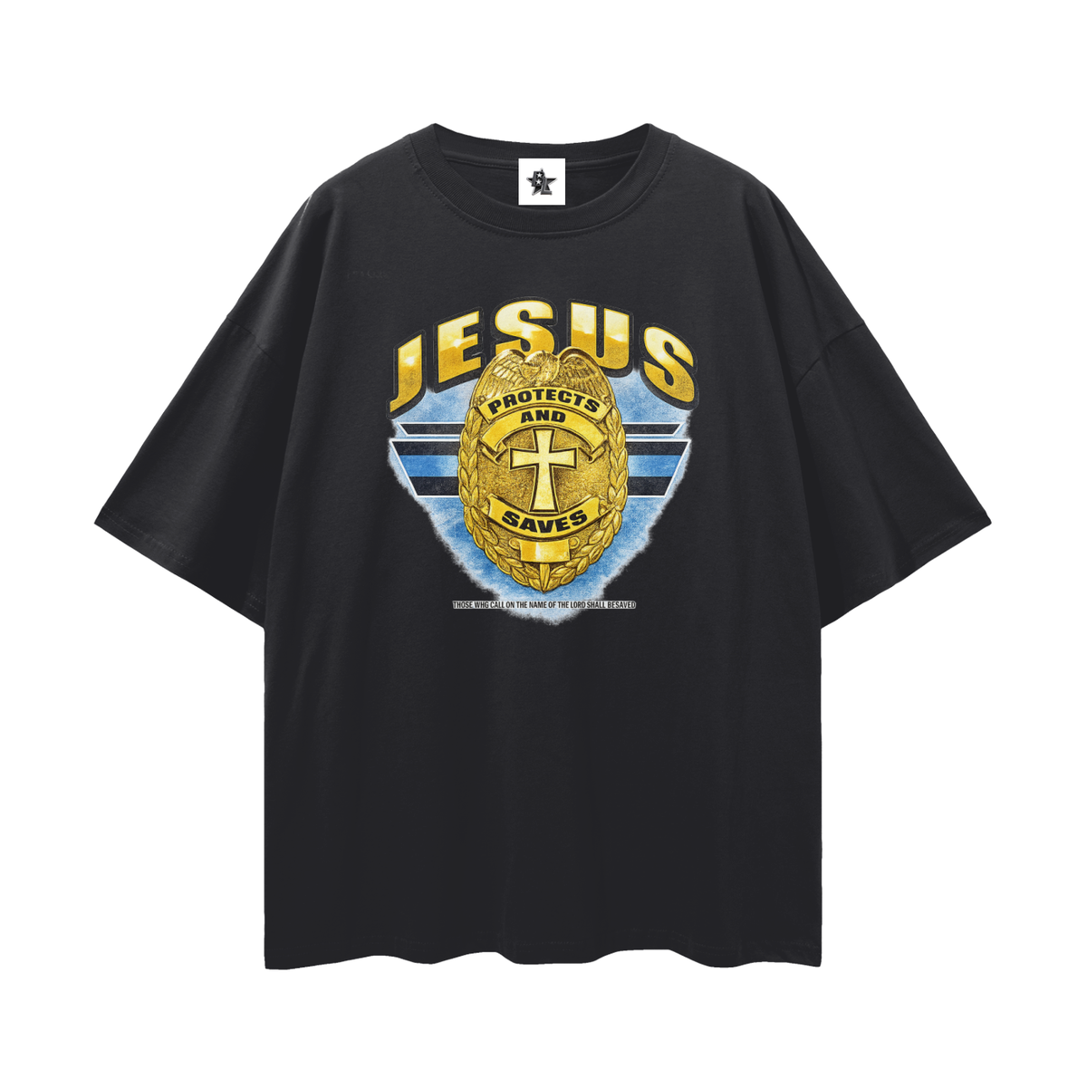 Vintage Jesus Faith Graphic Oversized T-Shirt | Christian Faith Graphic Unisex