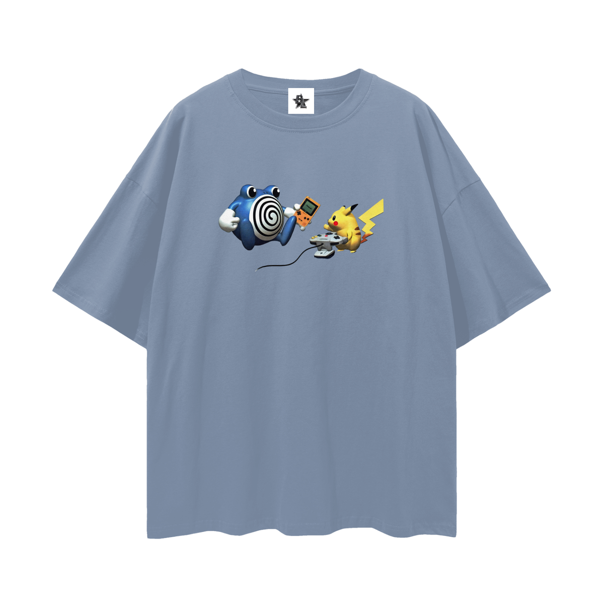 Vintage Y2K Cartoon Critter — Oversized Heavyweight Tee