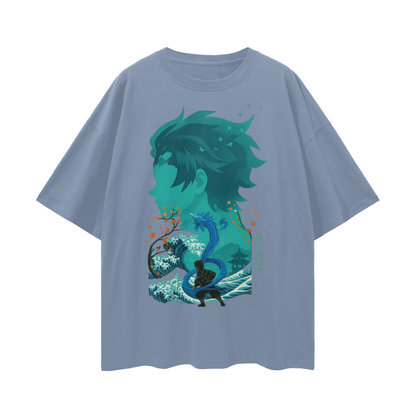 Vintage/Y2K Demon Slayer Anime Oversized T Shirt