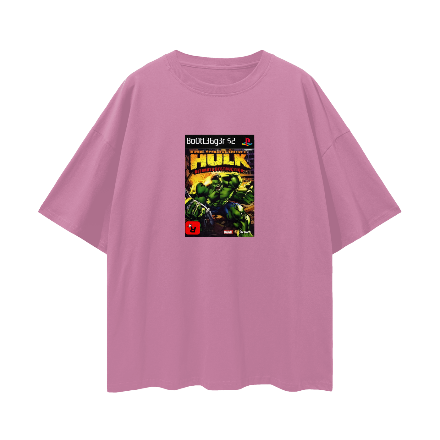 PlayStation 2 The Incredible Hulk PS2 Video Game Disc Tee