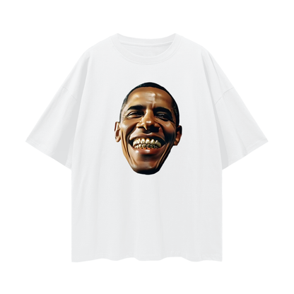 Vintage Like Obama With Grillz Oversized T Shirt
